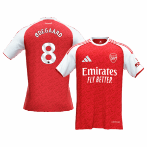 ØDEGAARD #8 Arsenal Home Soccer Jersey 2025/26