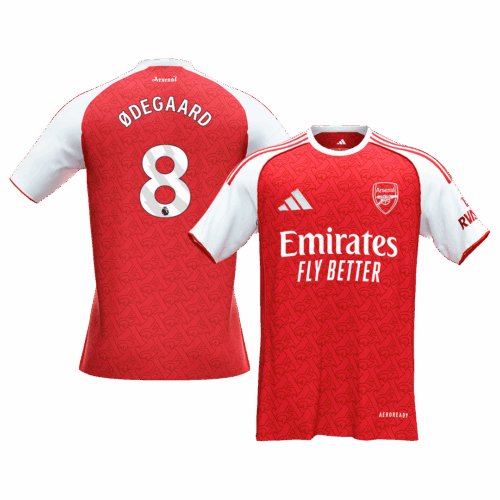 ØDEGAARD #8 Arsenal Home Soccer Jersey 2025/26