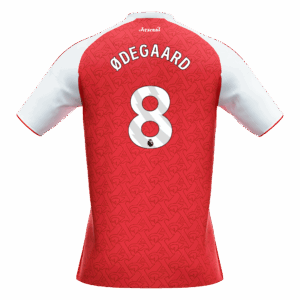 ØDEGAARD #8 Arsenal Home Soccer Jersey 2025/26 - Image 2