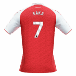 SAKA #7 Arsenal Home Soccer Jersey 2025/26