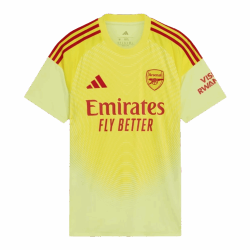 Arsenal Goalkeeper Soccer Jersey 2025/26 Yellow