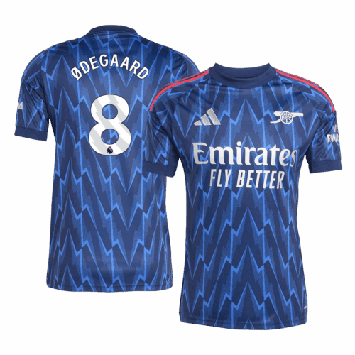 ØDEGAARD #8 Arsenal Away Soccer Jersey 2025/26