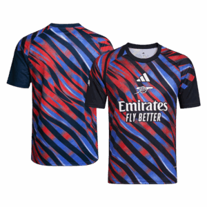 Arsenal Pre-Match Soccer Jersey 2025/26 Blue&Red - Image 3