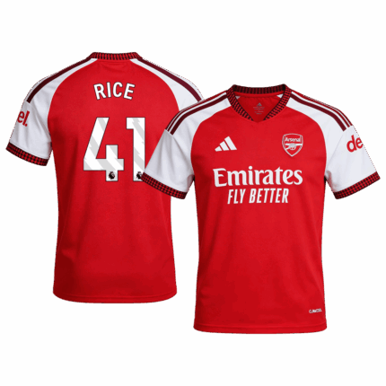 RICE #41 Arsenal Home Soccer Jersey 2026/27