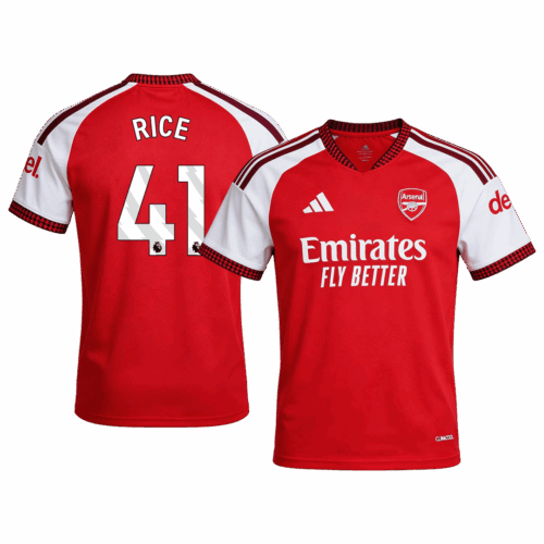 RICE #41 Arsenal Home Soccer Jersey 2026/27