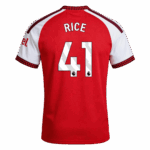 RICE #41 Arsenal Home Soccer Jersey 2026/27 - Image 2