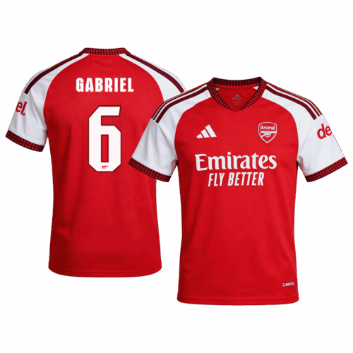 GABRIEL #6 Arsenal Home Soccer Jersey 2026/27 -UCL