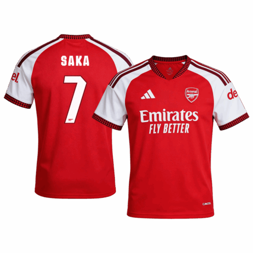 SAKA #7 Arsenal Home Soccer Jersey 2026/27 -UCL