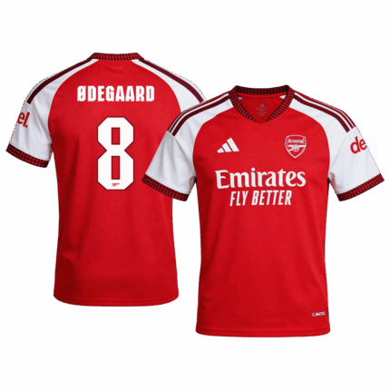 ØDEGAARD #8 Arsenal Home Soccer Jersey 2026/27 -UCL