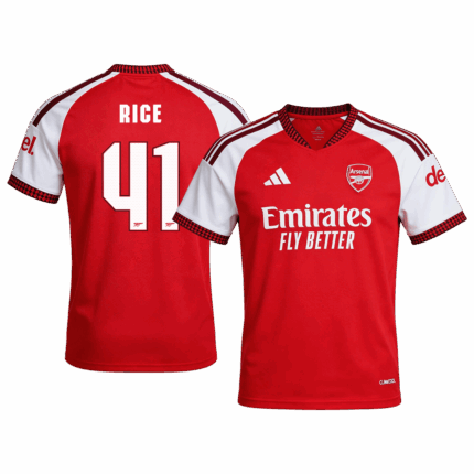 RICE #41 Arsenal Home Soccer Jersey 2026/27 -UCL