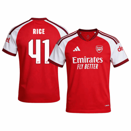 RICE #41 Arsenal Home Soccer Jersey 2026/27 -UCL