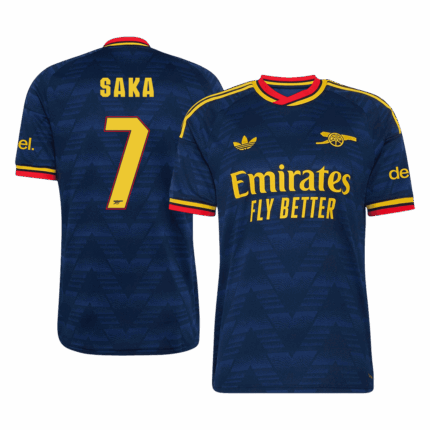 SAKA #7 Arsenal Away Soccer Jersey 2026/27 -UCL