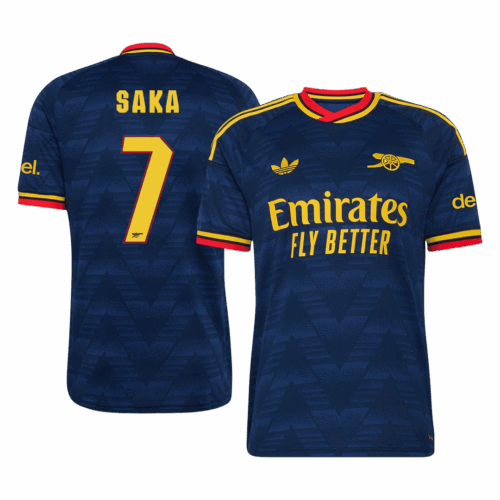 SAKA #7 Arsenal Away Soccer Jersey 2026/27 -UCL
