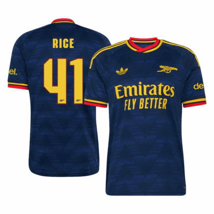 RICE #41 Arsenal Away Soccer Jersey 2026/27 -UCL