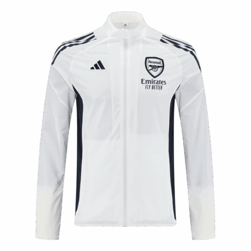 Arsenal Windbreaker Jacket 2025/26 - White