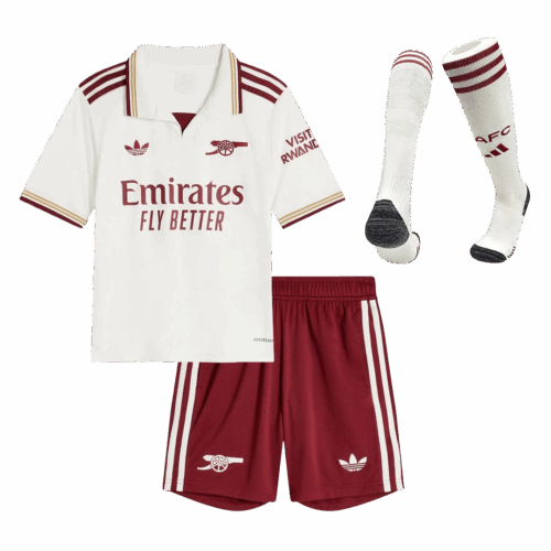 Arsenal Third Away Kids Soccer Jerseys Full Kit 2025/26