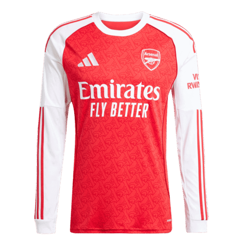 Arsenal Home Long Sleeve Soccer Jersey 2025/26