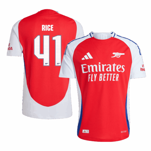 RICE #41 Arsenal Home Player Version Jersey - UCL
