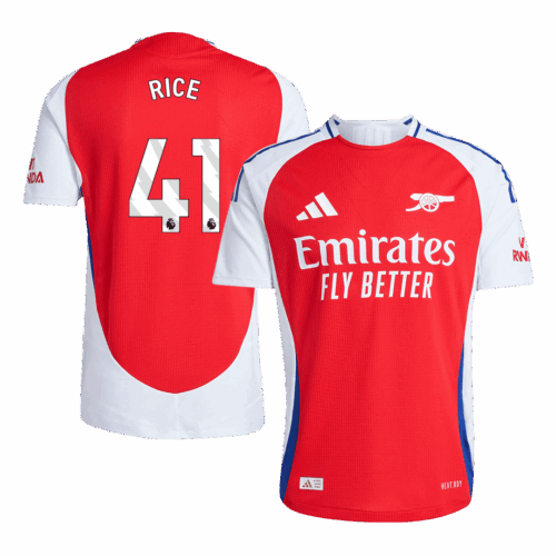 RICE #41 Arsenal Home Player Version Jersey