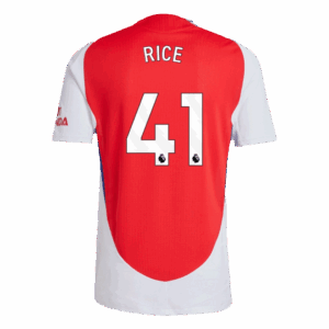 RICE #41 Arsenal Home Player Version Jersey - Image 3