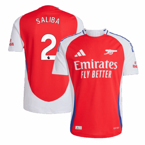 SALIBA #2 Arsenal Home Player Version Jersey