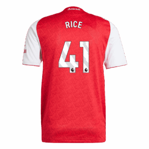 RICE #41 Arsenal Home Player Version Jersey 2025/26 - Image 3