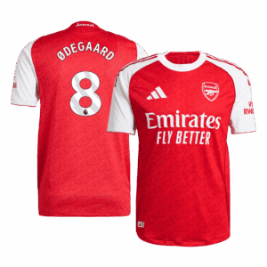 ØDEGAARD #8 Arsenal Home Player Version Jersey 2025/26