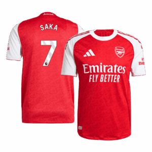 SAKA #7 Arsenal Home Player Version Jersey 2025/26