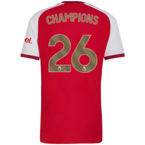 687162_1 CHAMPIONS #26 Arsenal Home Player Version Jersey 2026/27