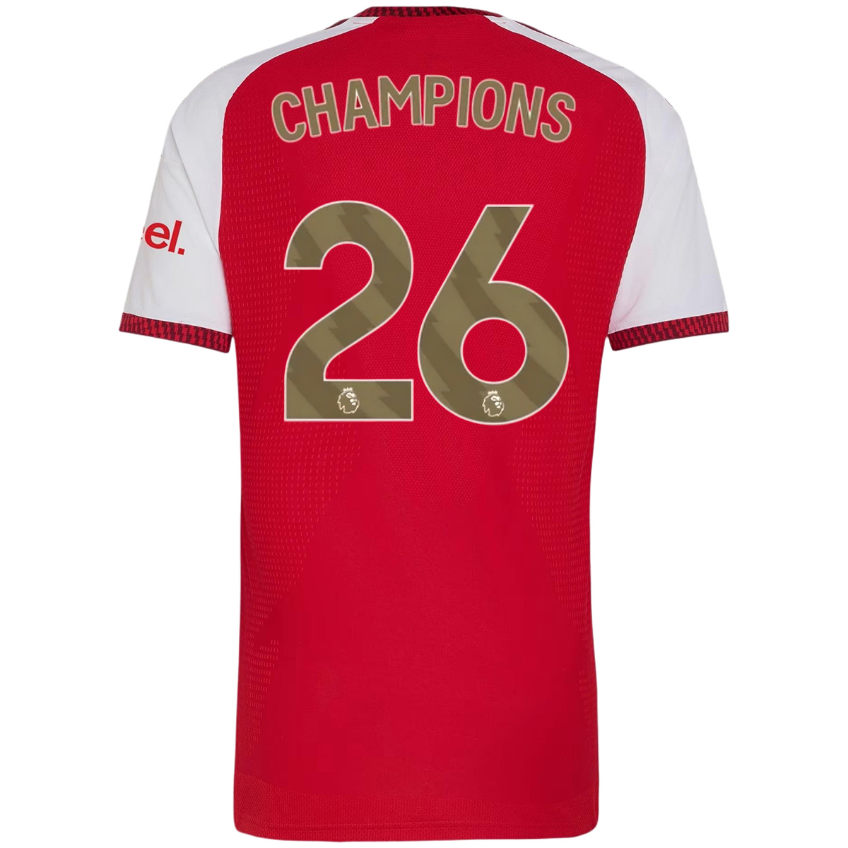 687162_1 CHAMPIONS #26 Arsenal Home Player Version Jersey 2026/27