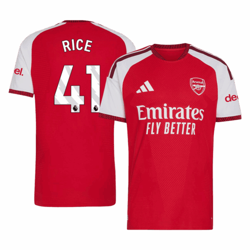 RICE #41 Arsenal Home Player Version Jersey 2026/27