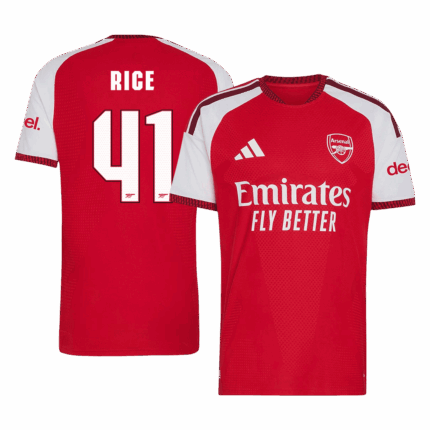 RICE #41 Arsenal Home Player Version Jersey 2026/27 - UCL