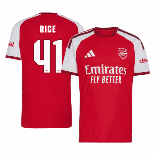 RICE #41 Arsenal Home Player Version Jersey 2026/27 - UCL