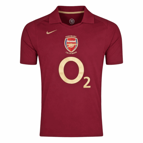 Retro Soccer Jersey Arsenal Home 2005/06