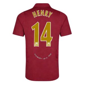 Retro Soccer Jersey HENRY #14 Arsenal Home 2005/06