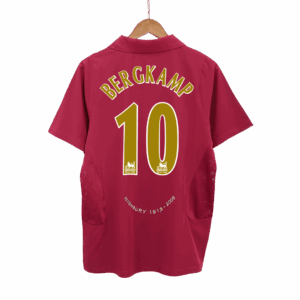 Retro Soccer Jersey BERGKAMP #10 Arsenal Home 2005/06 - Image 3