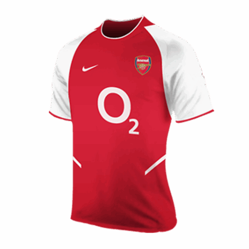 Retro Soccer Jersey Arsenal Home 2002/04