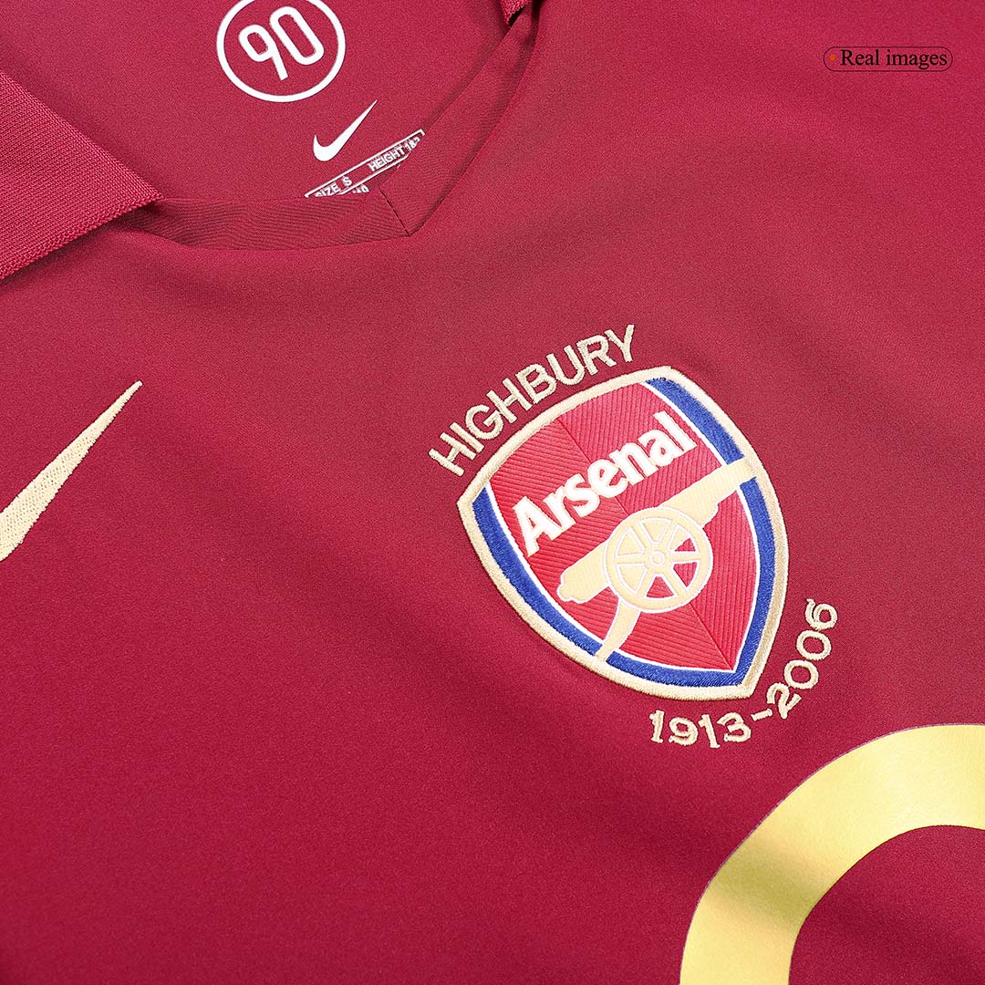 Retro Soccer Jersey HENRY #14 Arsenal Home 2005/06