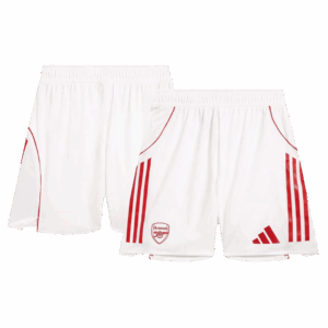 Arsenal Home Player Version Soccer Shorts 2025/26 - Image 3