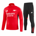Arsenal 1/4 Zip Tracksuit 2025/26 Kids Red