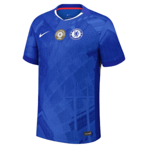 WORLD CHAMPIONS #25 Chelsea Home Authentic Soccer Jersey 2025/26 with chest badge