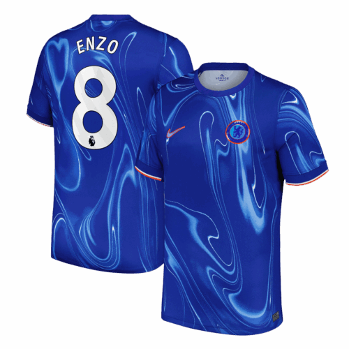 ENZO #8 Chelsea Home Soccer Jersey