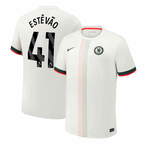 ESTÊVÃO #41 Chelsea Away Soccer Jersey 2025/26