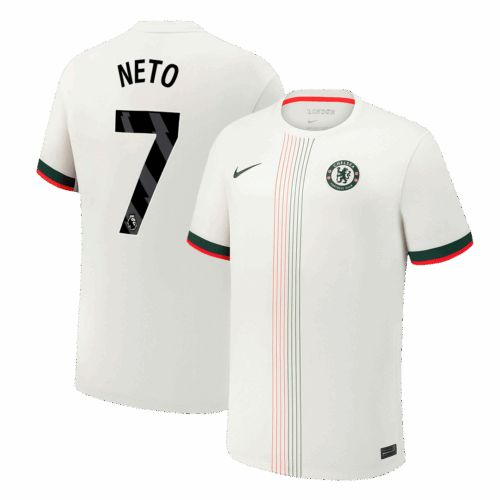NETO #7 Chelsea Away Soccer Jersey 2025/26