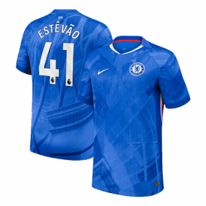 ESTÊVÃO #41 Chelsea Home Soccer Jersey 2025/26