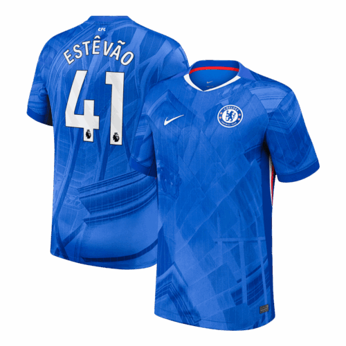 ESTÊVÃO #41 Chelsea Home Soccer Jersey 2025/26