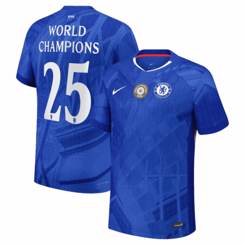 WORLD CHAMPIONS #25 Chelsea Home Player Version Jersey 2025/26