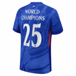 645205_3 WORLD CHAMPIONS #25 Chelsea Home Player Version Jersey 2025/26