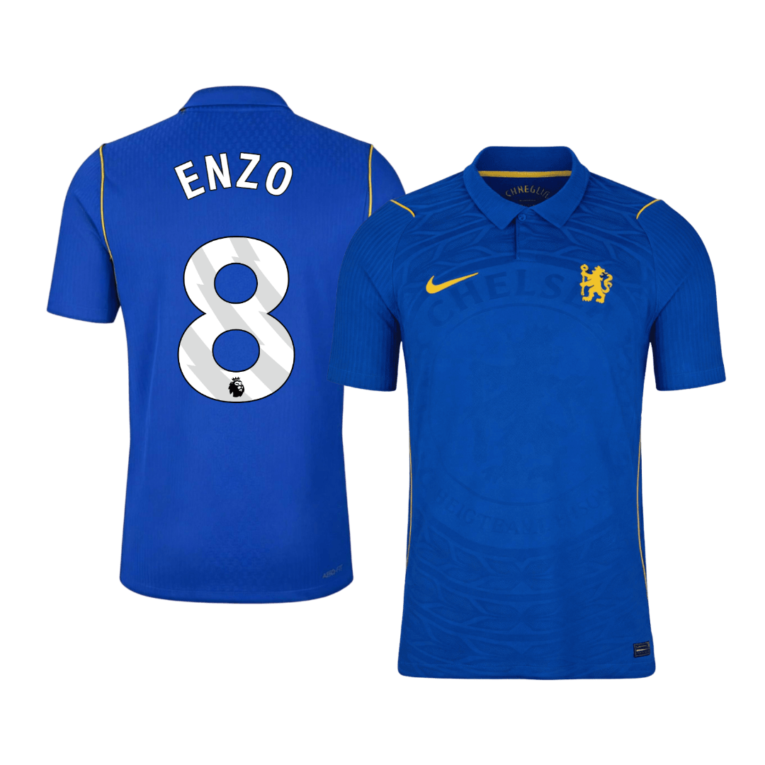 729657_1 ENZO #8 Chelsea Home Player Version Jersey 2026/27