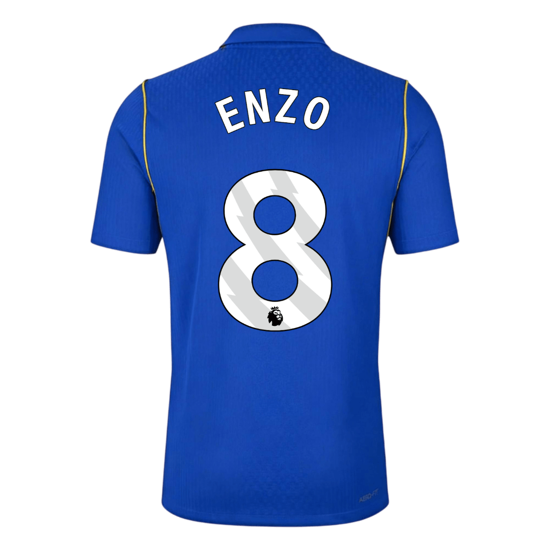 729657_2 ENZO #8 Chelsea Home Player Version Jersey 2026/27